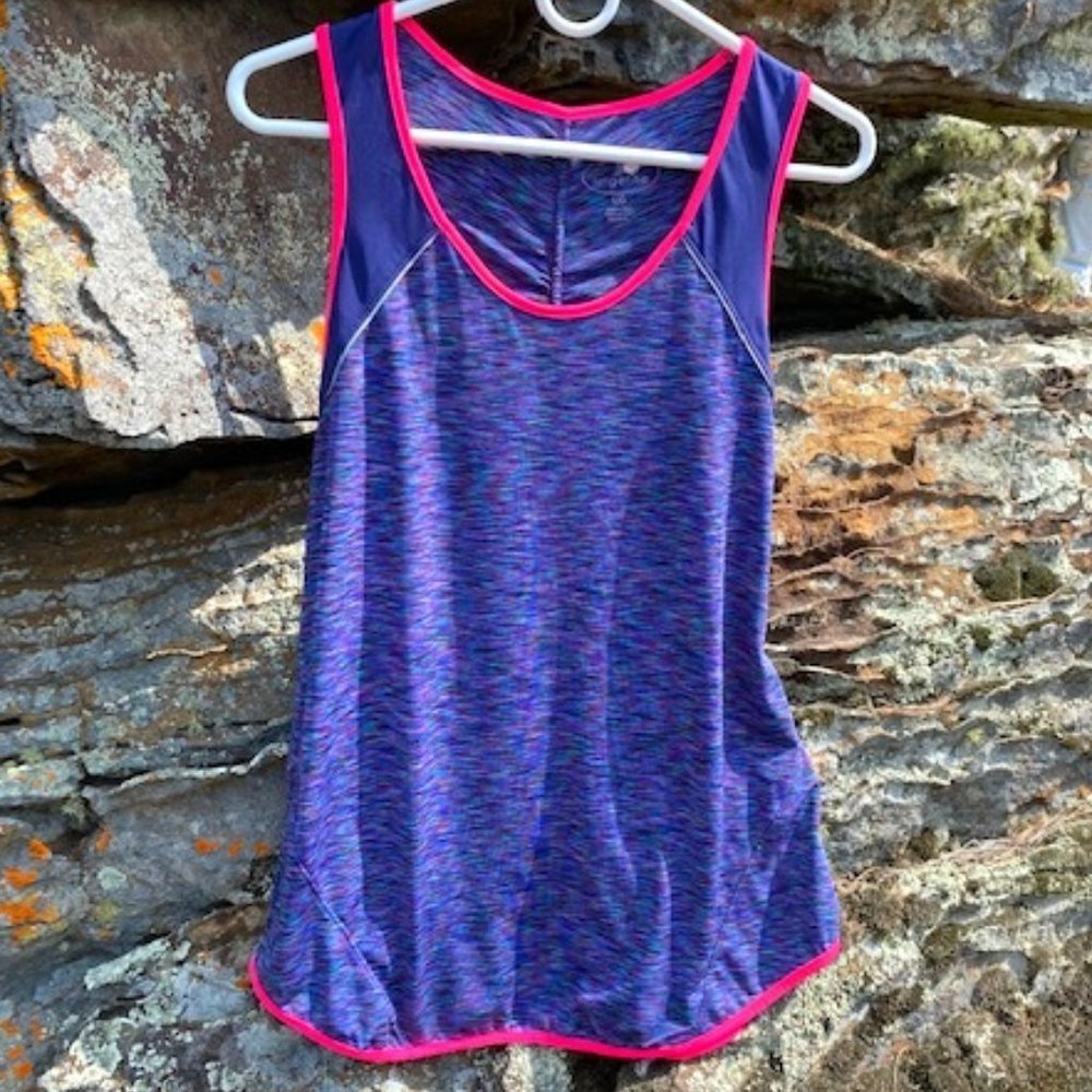 Tangerine Athletic Racerback Tank Tee Sz L